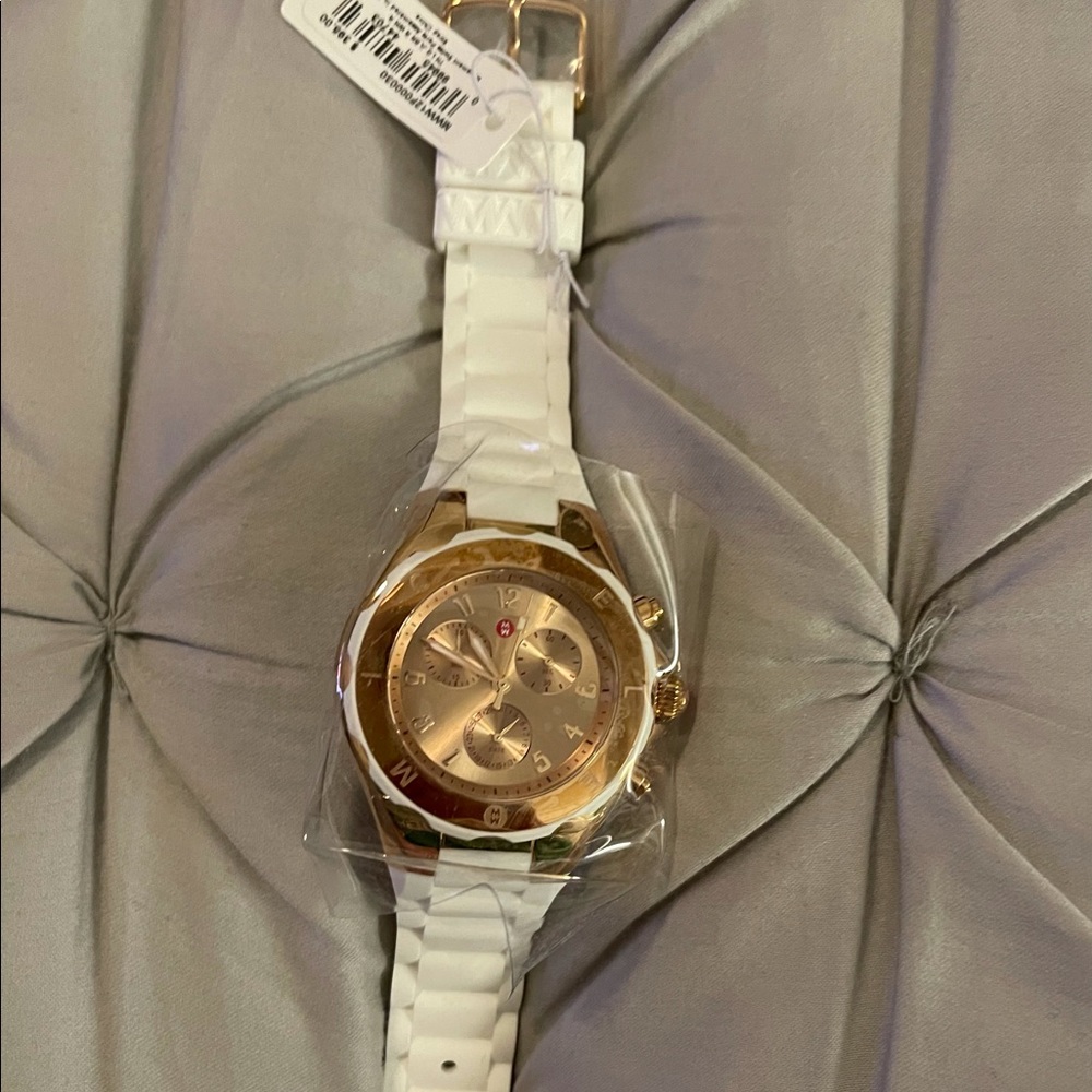 Rose Gold Michele Jelly Watch